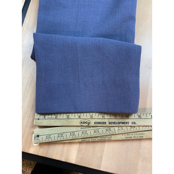 LAFAYETTE 148 NEW YORK Barrow 100% Wool Blend Dress Pants Women's Blue - Picture 5 of 7